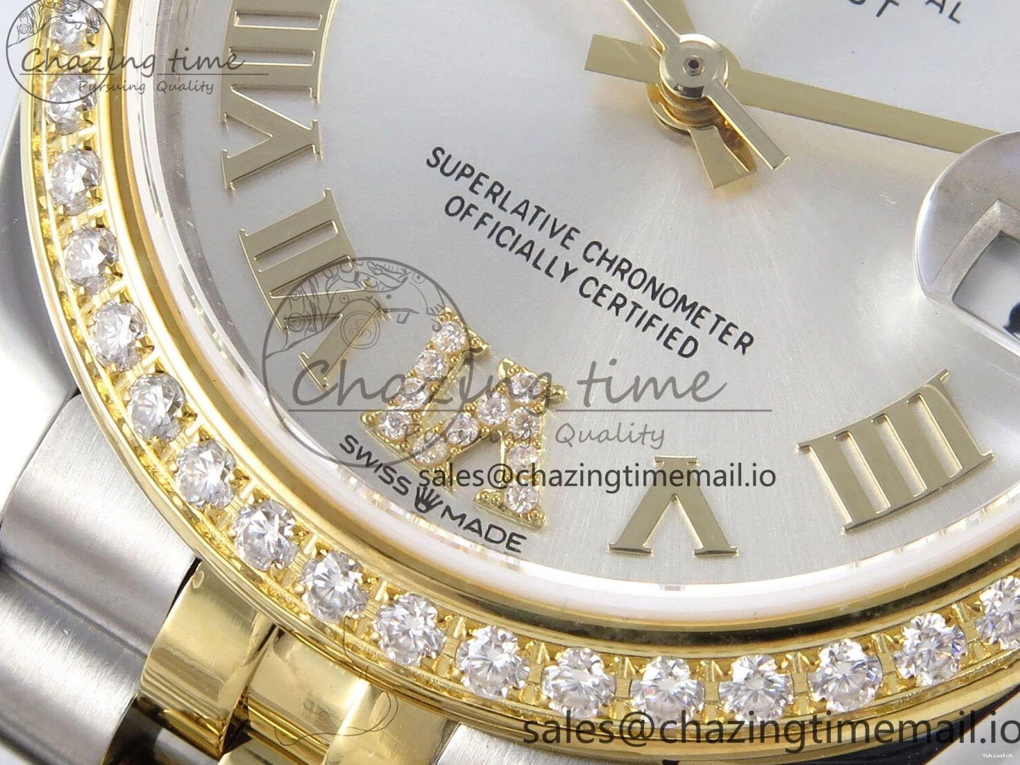 JARF DateJust Diamonds Steel Bracelet Silver 1:1 904L Jubilee Edition Roman Dial on 31 YG 278383RBR Best SS HZ2236 0521